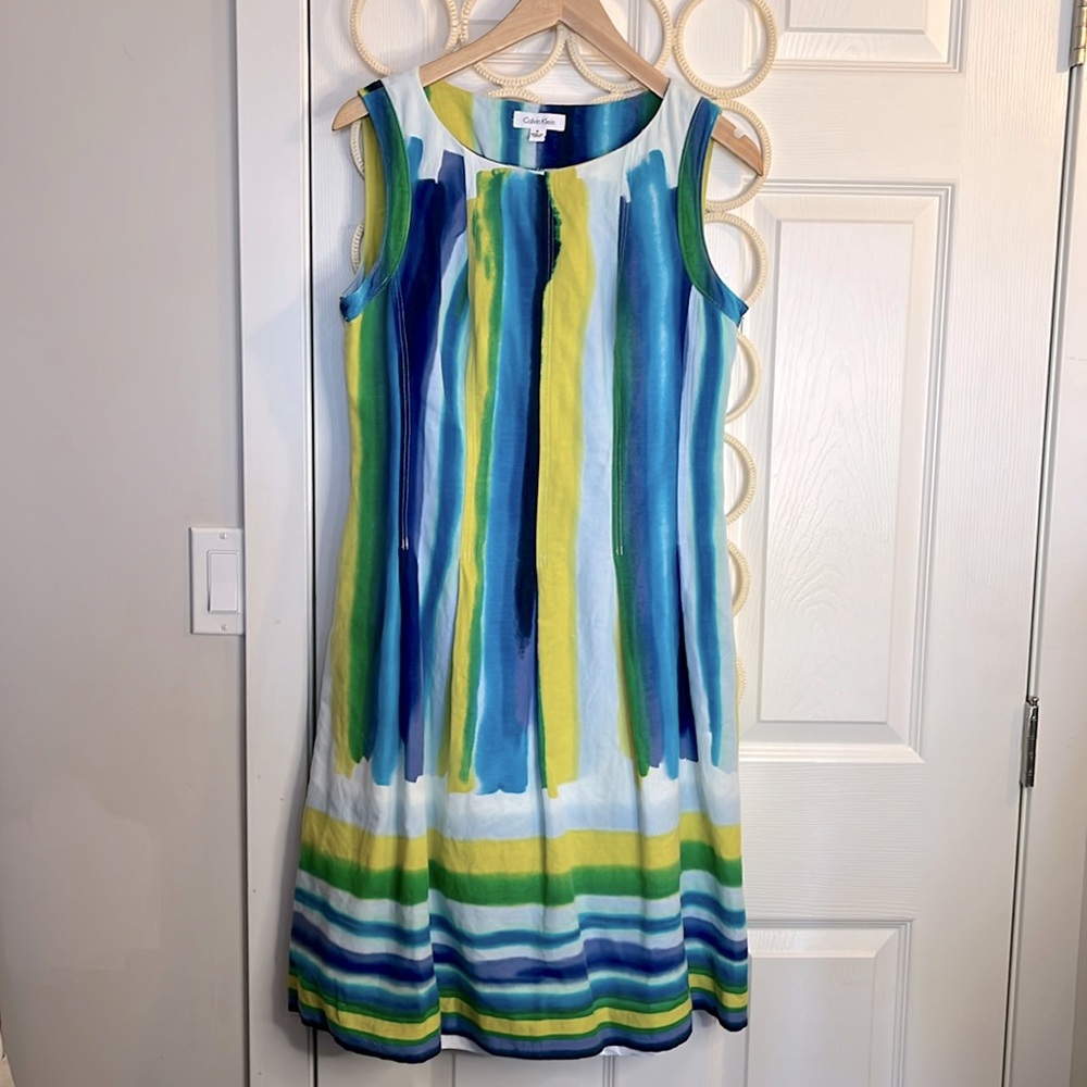 Calvin Klein summer linen blend dress